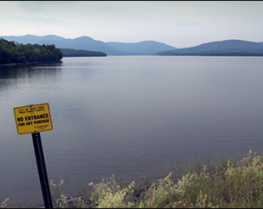 The Ashokan Reservoir in New York's Ulster County is one of two reservoirs in the Catskill Water Supply System delivering drinking water to New York City. Situated approximately 73 miles north of the city, the Ashokan supplies about 40% of NYC's daily drinking water needs. Credit: flickr.com//photos/carbonnyc (D. Goehring)