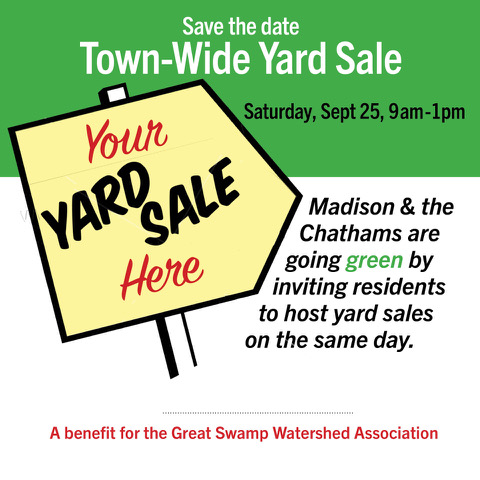 Chatham-Madison Town-wide Yard Sale to Benefit GSWA