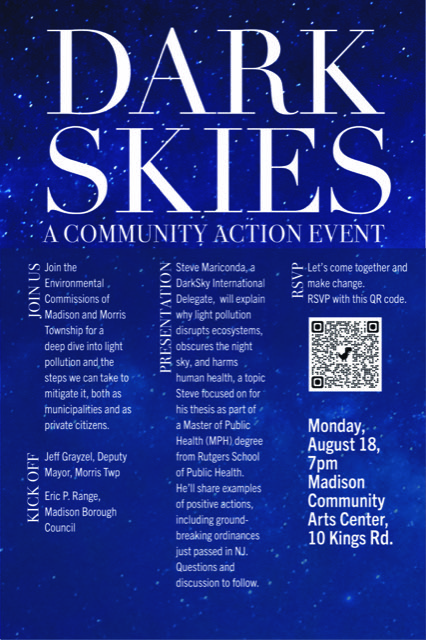 Dark Skies Event Monday, August 18